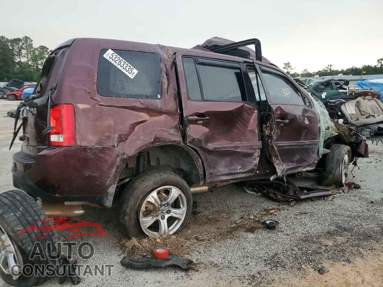 HONDA PILOT 2013 - 5FNYF3H59DB036313