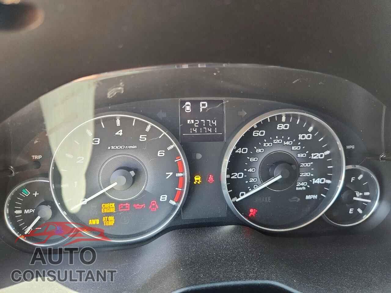 SUBARU LEGACY 2011 - 4S3BMBC64B3249900
