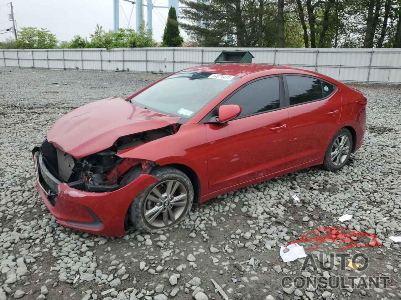 HYUNDAI ELANTRA 2017 - KMHD84LF7HU190753