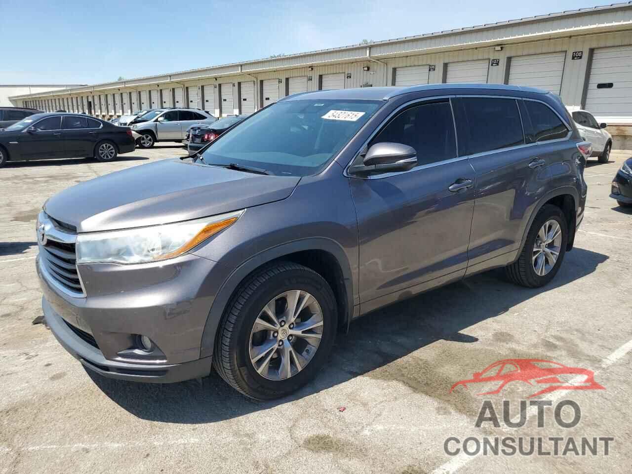 TOYOTA HIGHLANDER 2015 - 5TDJKRFH8FS174906