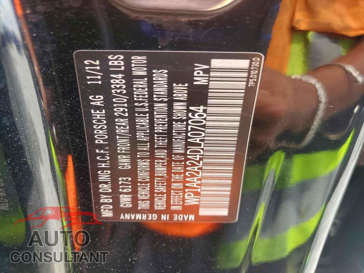 PORSCHE CAYENNE 2013 - WP1AA2A24DLA07064