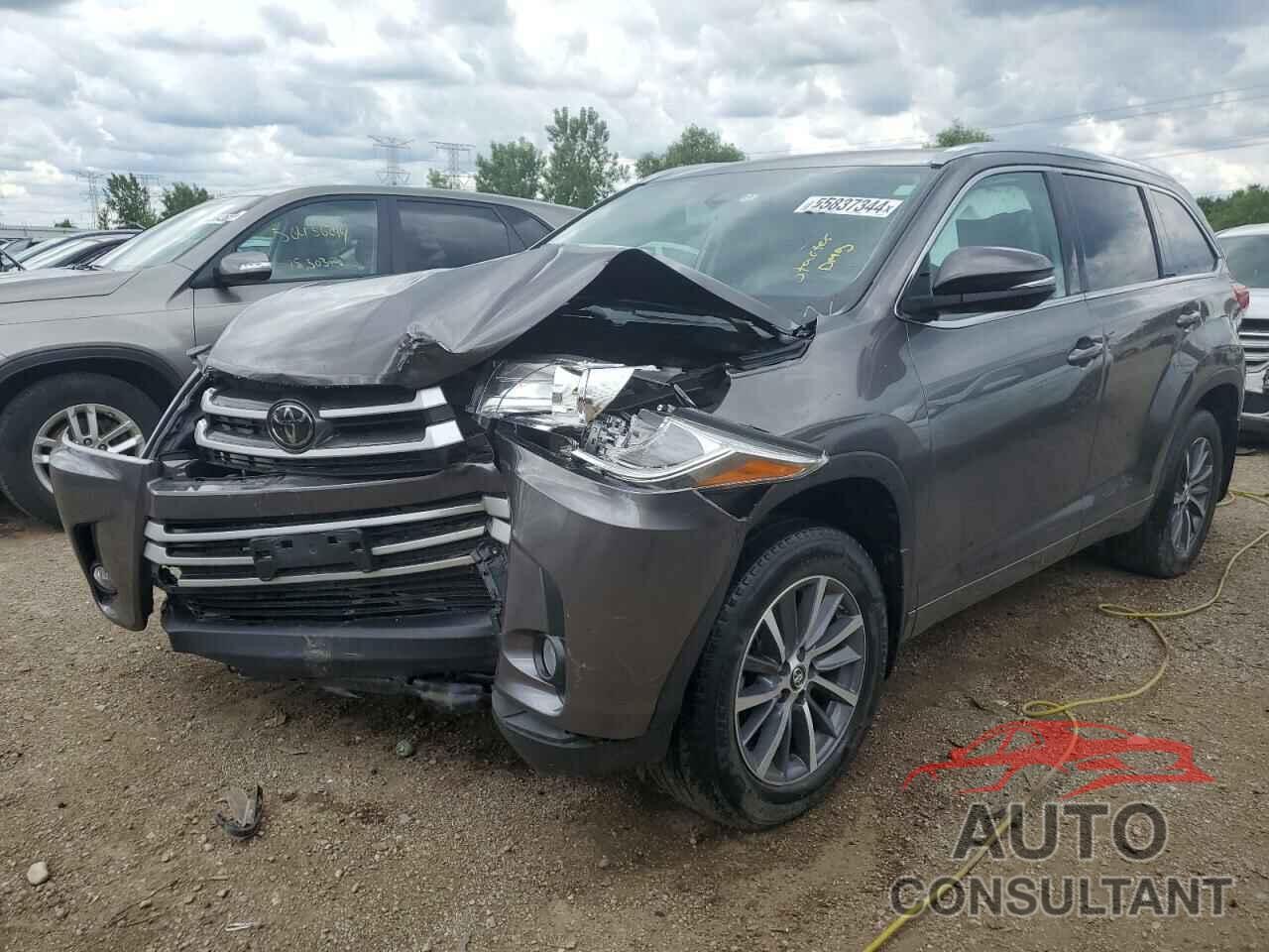 TOYOTA HIGHLANDER 2018 - 5TDJZRFH1JS544159