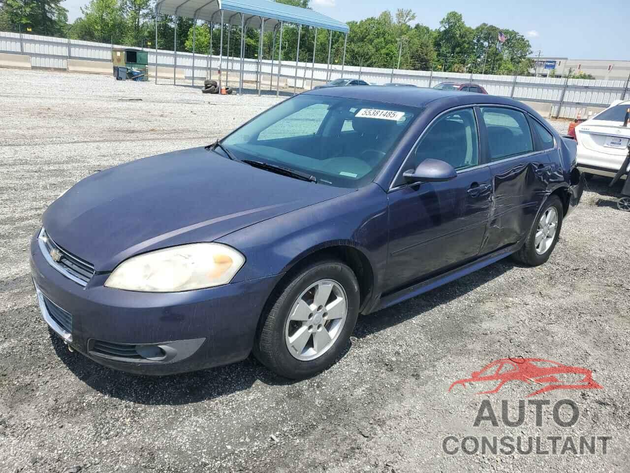 CHEVROLET IMPALA 2010 - 2G1WB5EK1A1183077