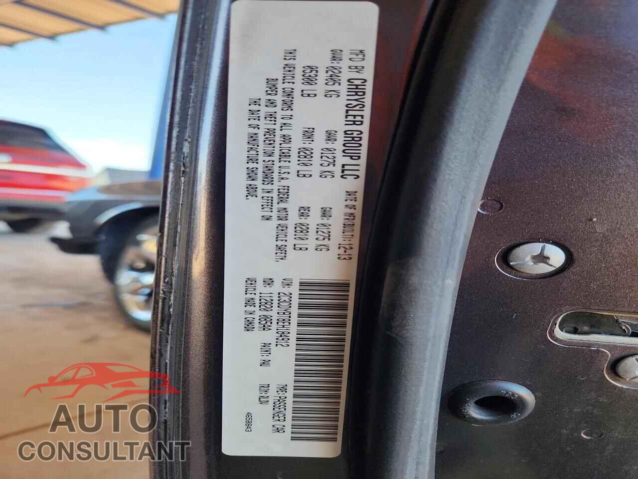 DODGE CHALLENGER 2014 - 2C3CDYBT8EH184912