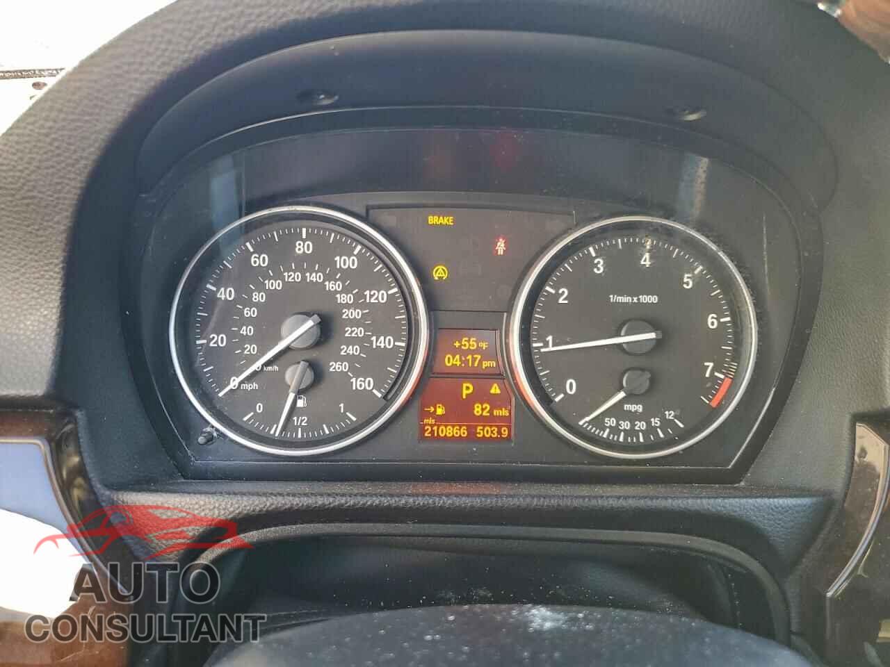 BMW 3 SERIES 2011 - WBAPH5G57BNM81227