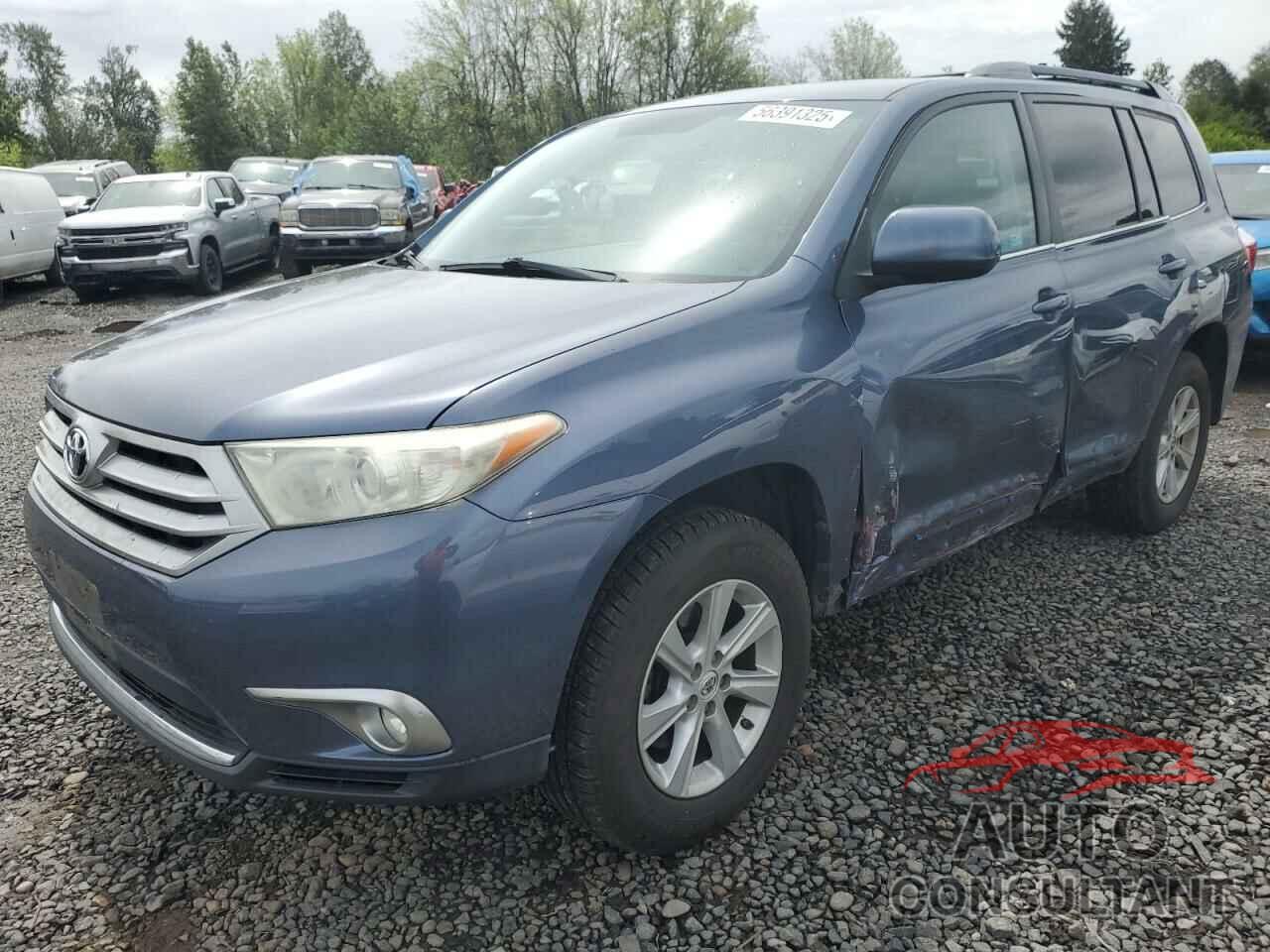 TOYOTA HIGHLANDER 2011 - 5TDBK3EH1BS072845