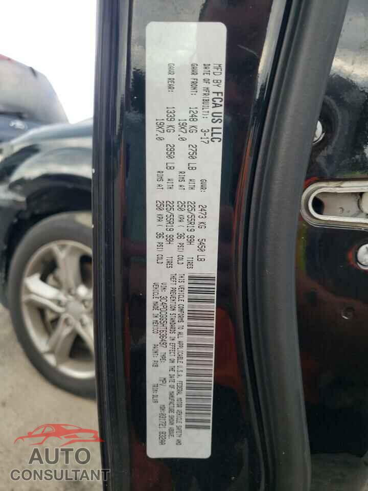 DODGE JOURNEY 2017 - 3C4PDCGG5HT636497