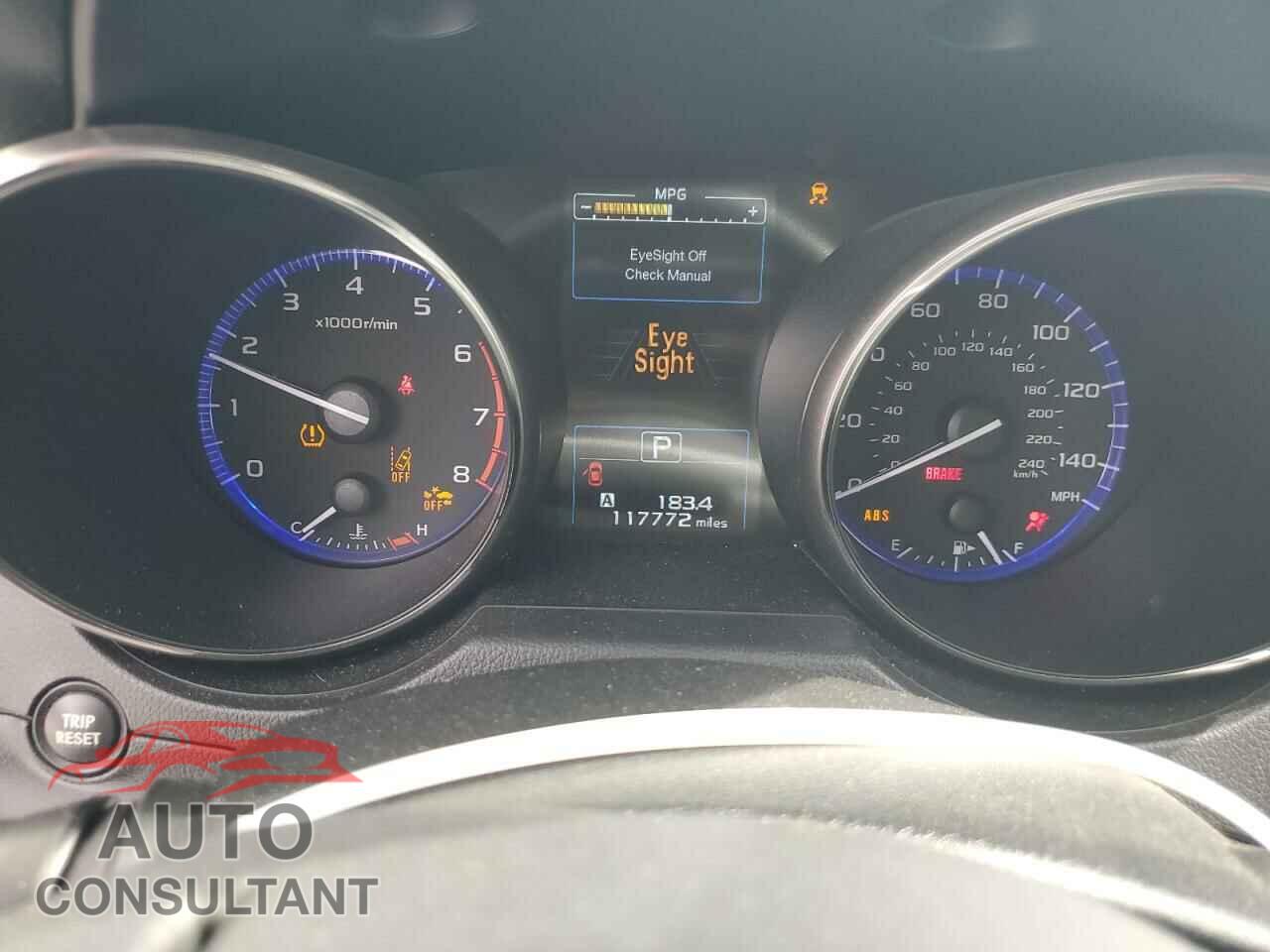 SUBARU OUTBACK 2017 - 4S4BSAFC7H3312896
