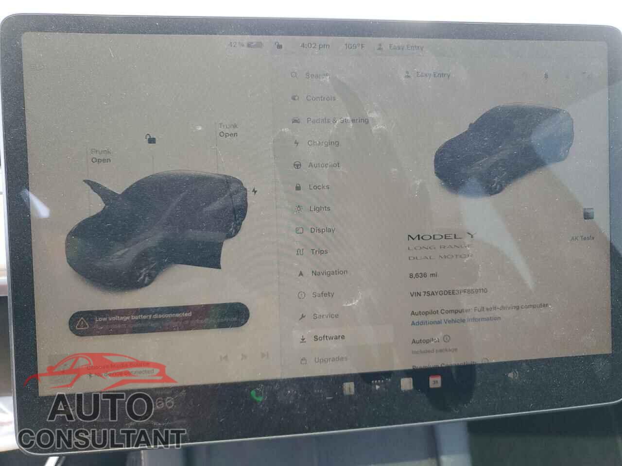 TESLA MODEL Y 2023 - 7SAYGDEE3PF859110