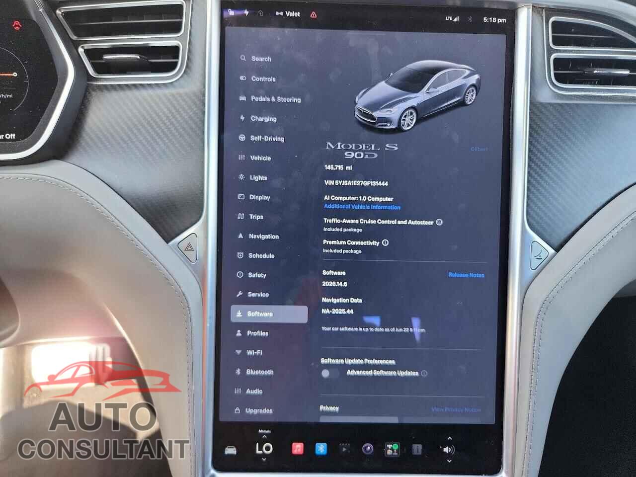 TESLA MODEL S 2016 - 5YJSA1E27GF131444
