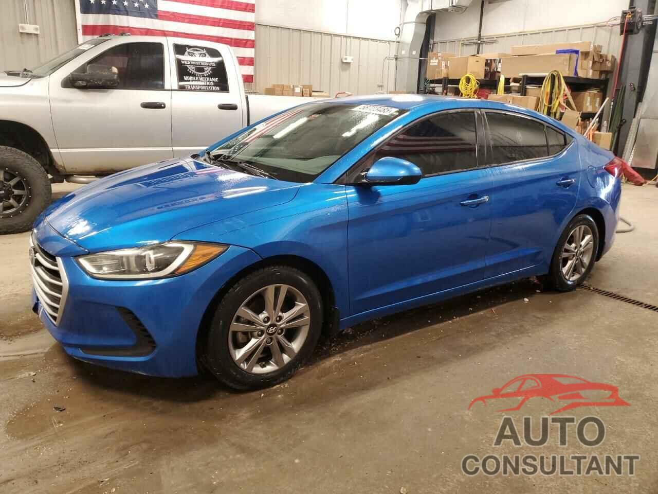 HYUNDAI ELANTRA 2017 - KMHD84LF9HU165403