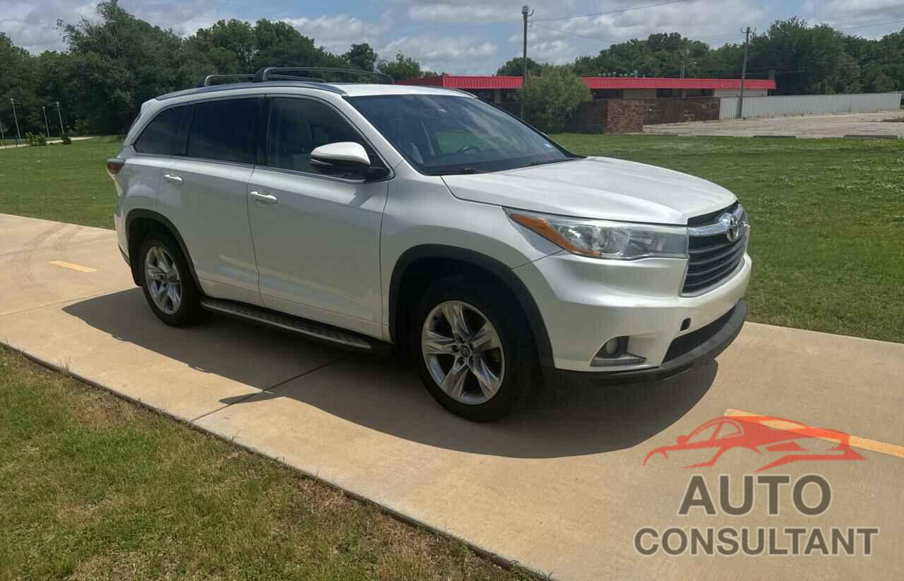 TOYOTA HIGHLANDER 2016 - 5TDYKRFH9GS172288