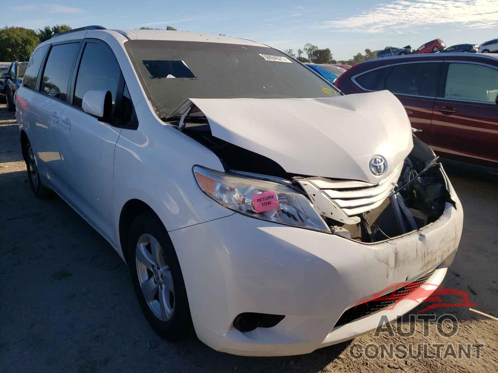 TOYOTA SIENNA 2017 - 5TDKZ3DC2HS854680