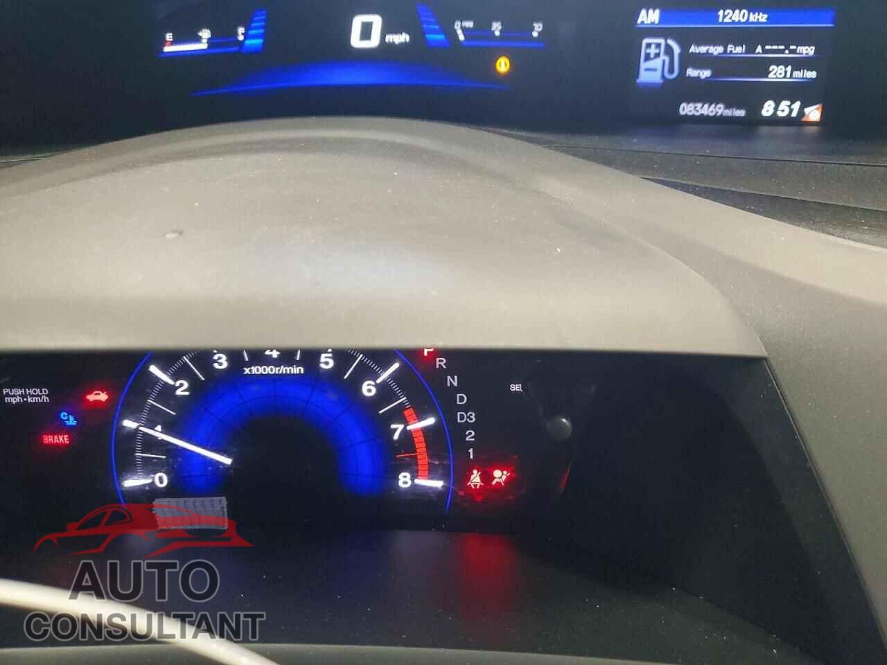 HONDA CIVIC 2012 - 19XFB2F57CE371266