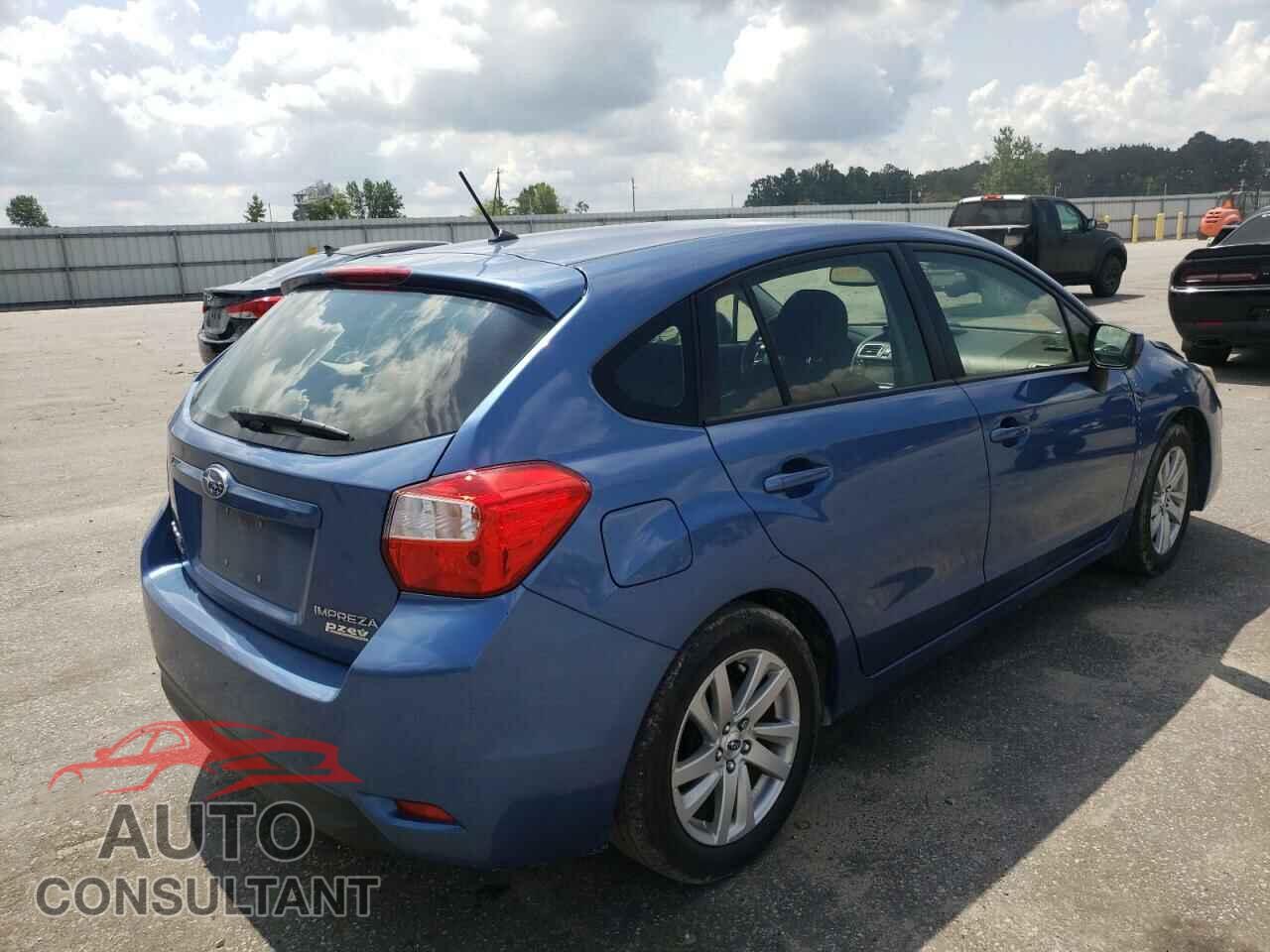 SUBARU IMPREZA 2016 - JF1GPAB67G8277957