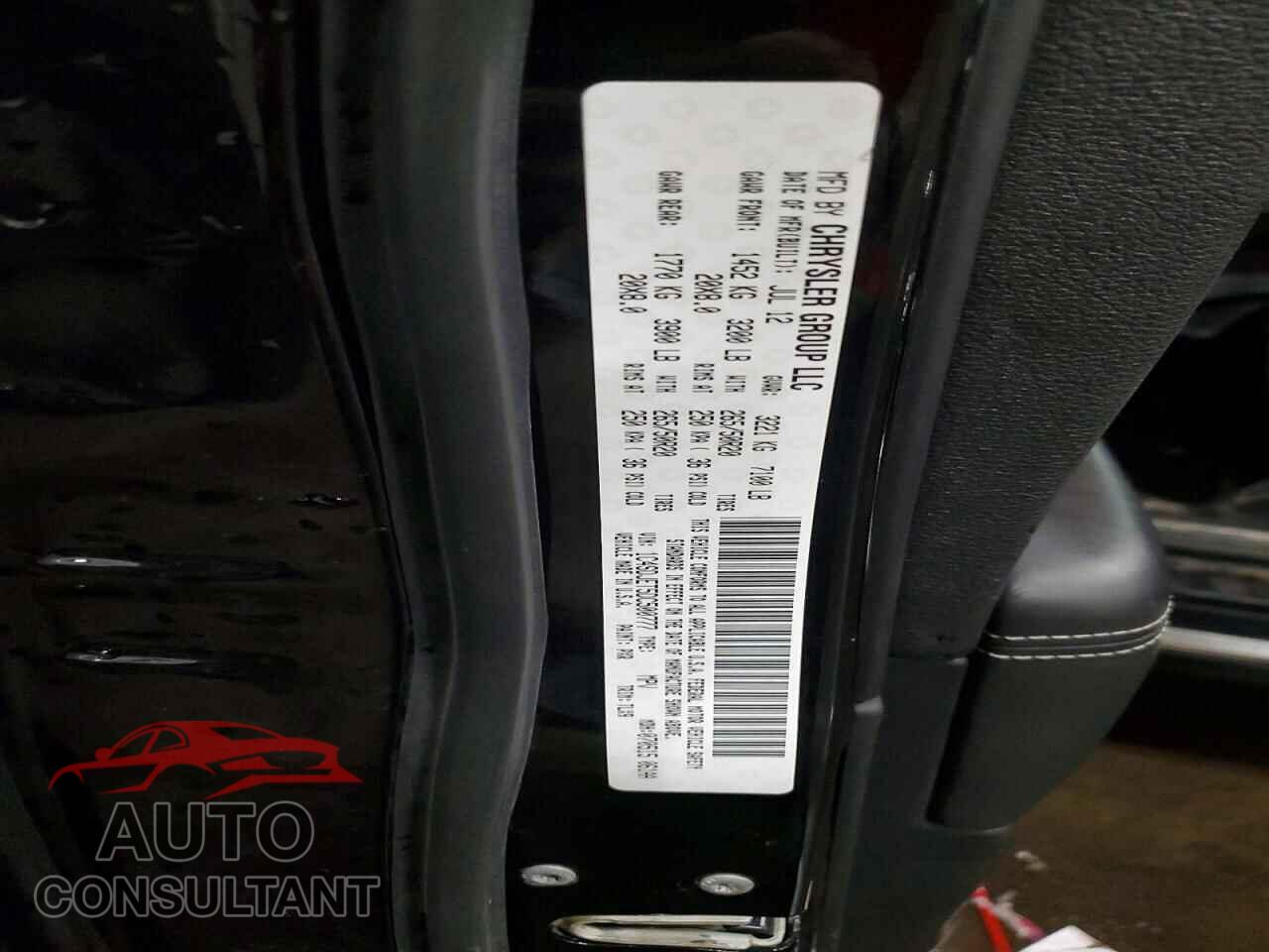 DODGE DURANGO 2013 - 1C4SDJET5DC500777