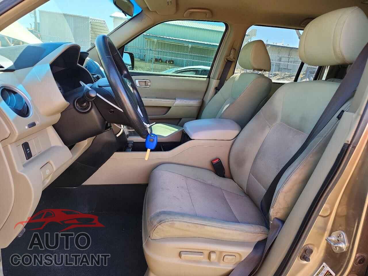HONDA PILOT 2009 - 5FNYF38489B019436
