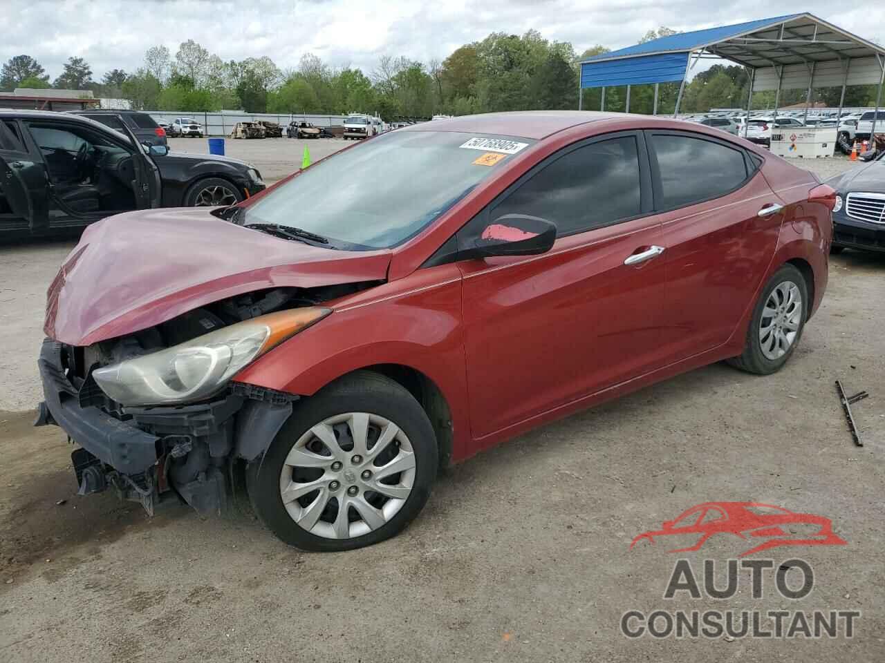 HYUNDAI ELANTRA 2012 - KMHDH4AE4CU321205