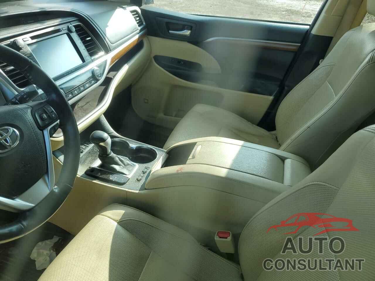 TOYOTA HIGHLANDER 2017 - 5TDDZRFH3HS386463