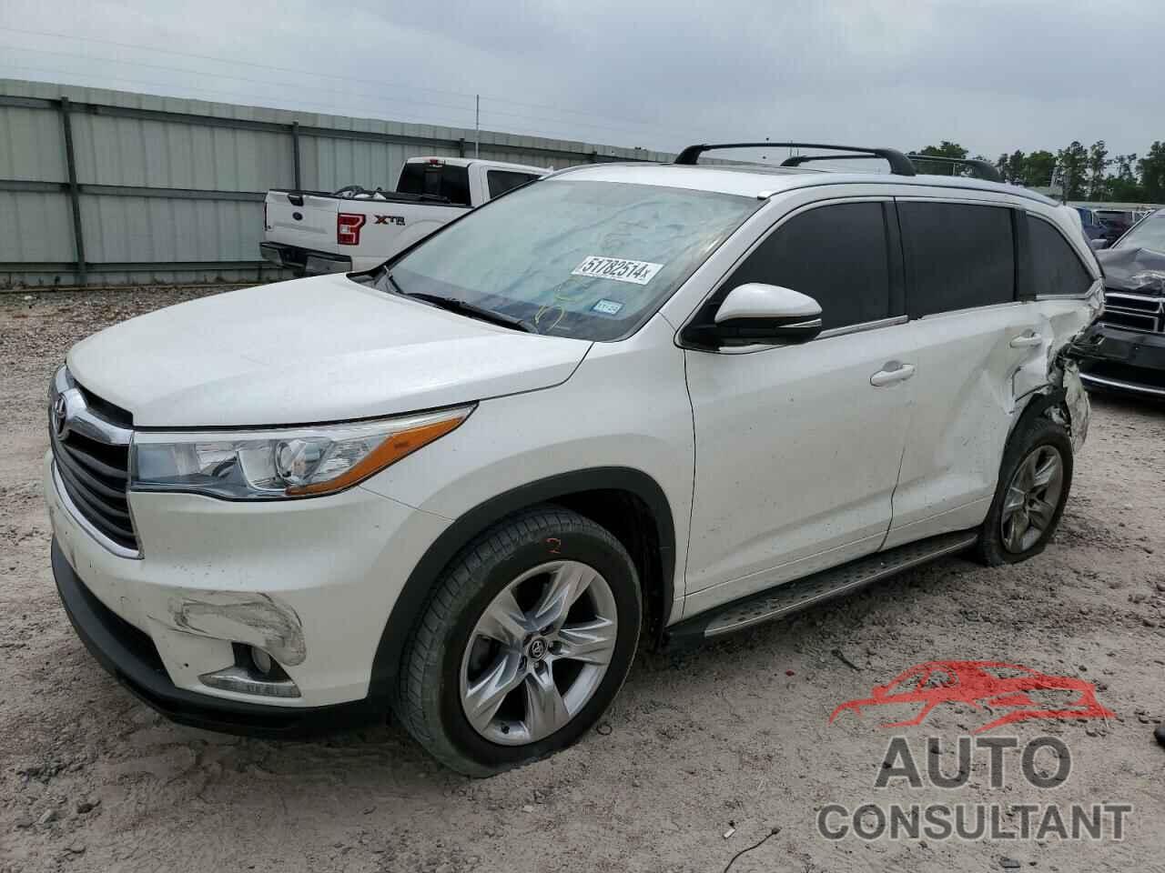 TOYOTA HIGHLANDER 2016 - 5TDYKRFH6GS150393