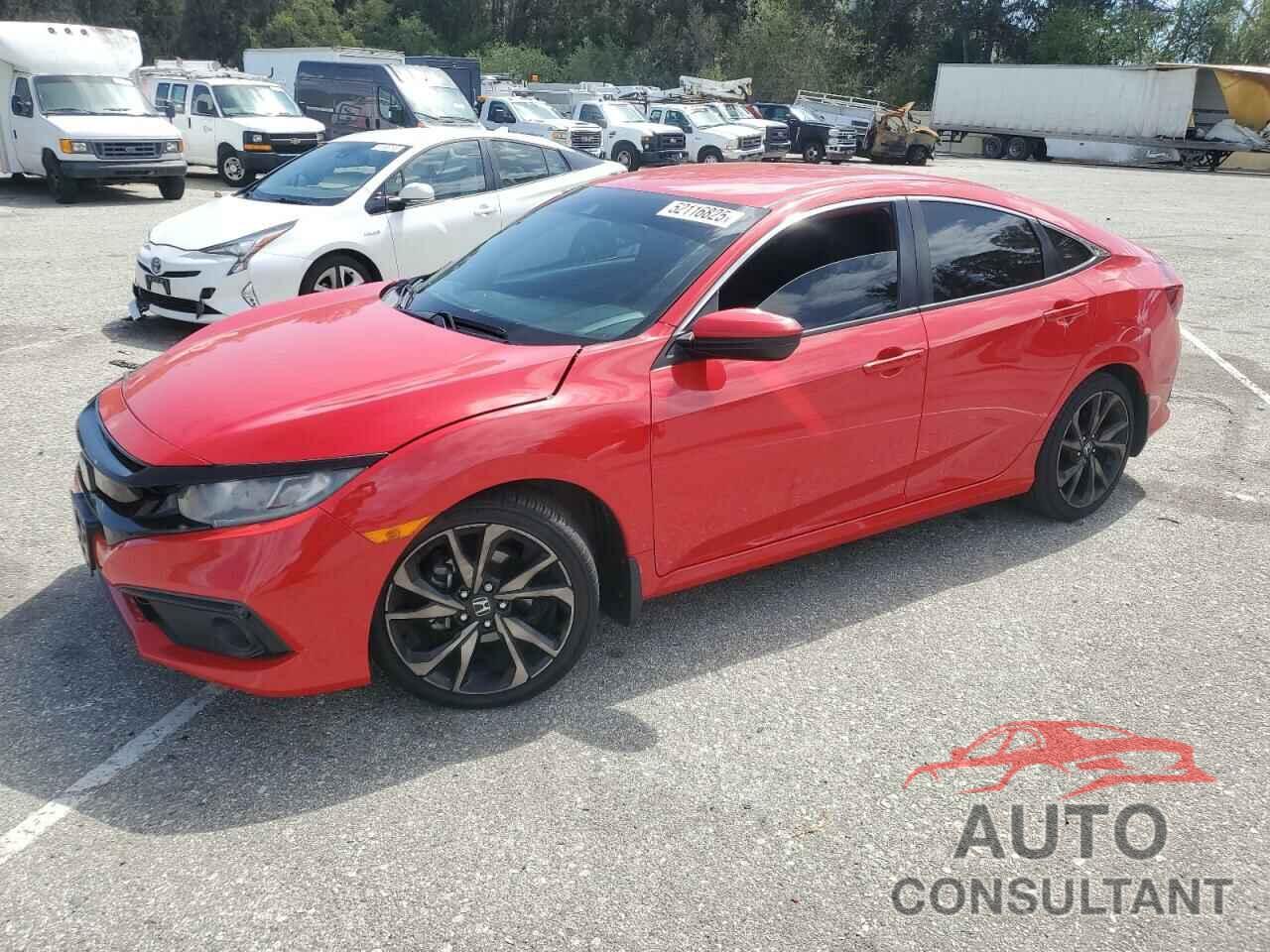 HONDA CIVIC 2019 - 2HGFC2F80KH508589