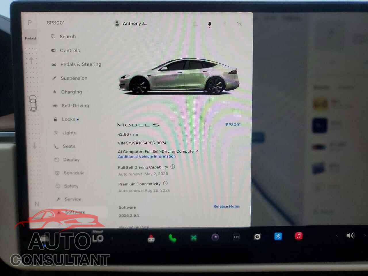 TESLA MODEL S 2023 - 5YJSA1E54PF518074