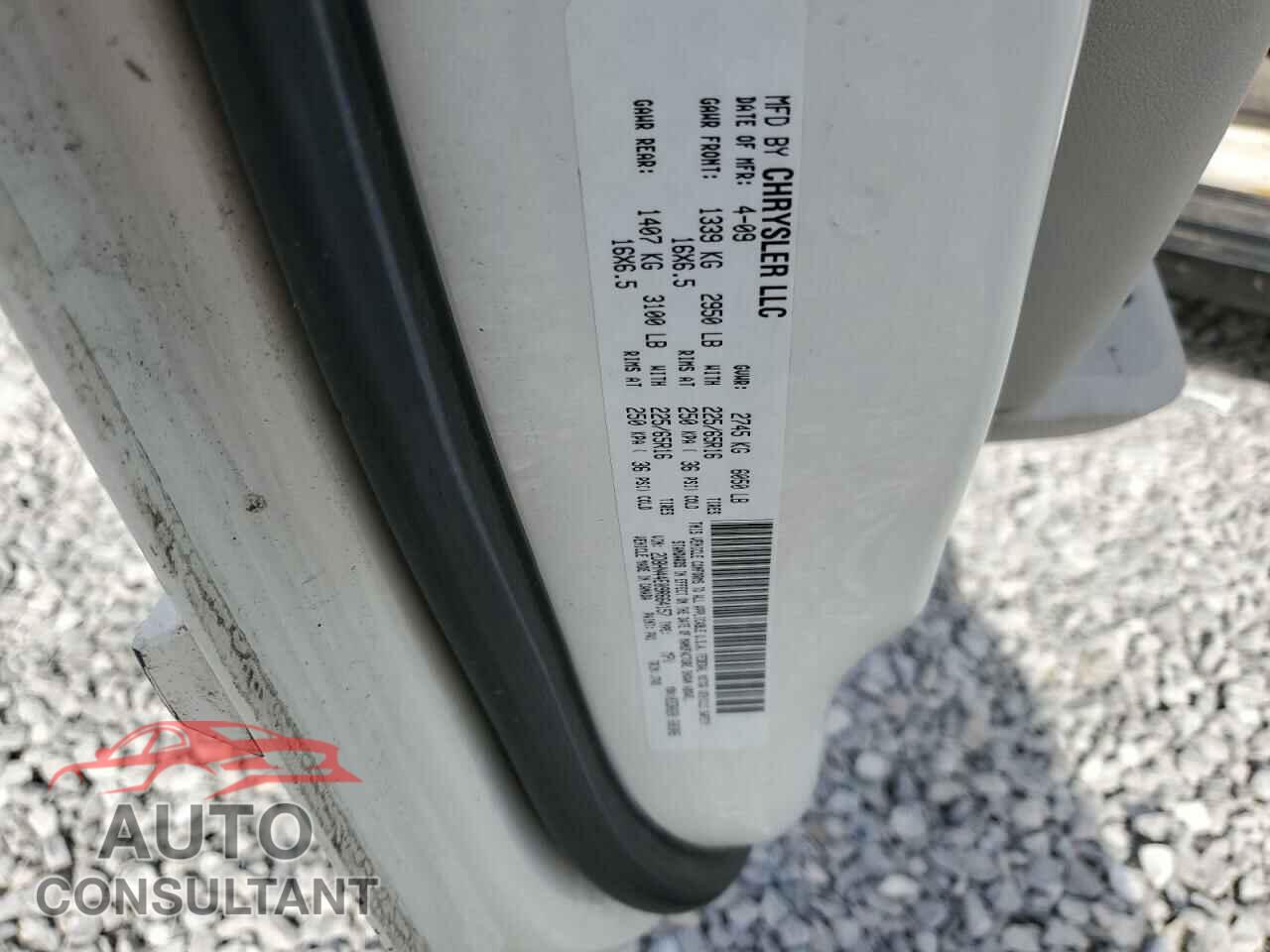 DODGE CARAVAN 2009 - 2D8HN44E09R664157