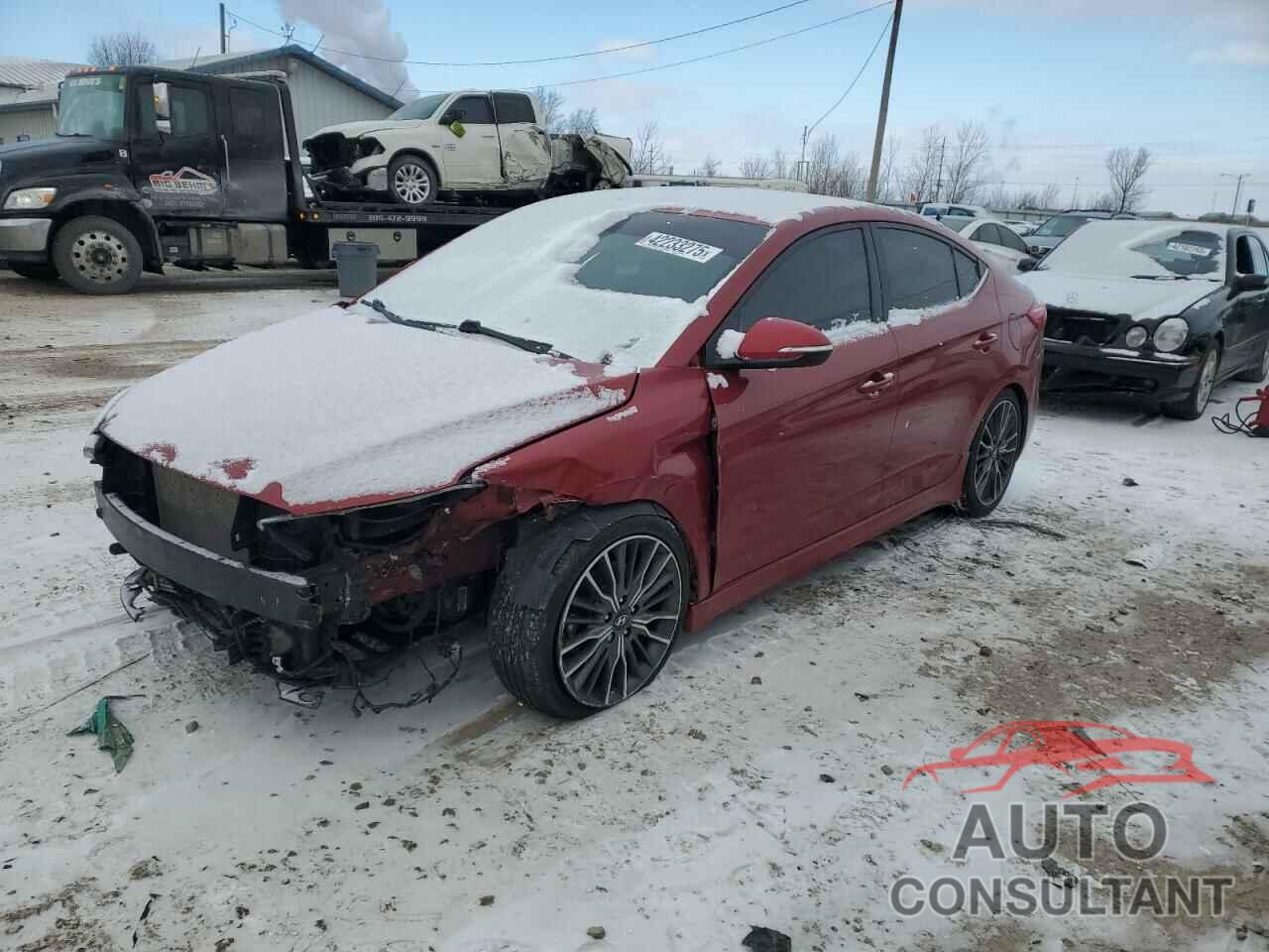 HYUNDAI ELANTRA 2018 - KMHD04LB3JU474892