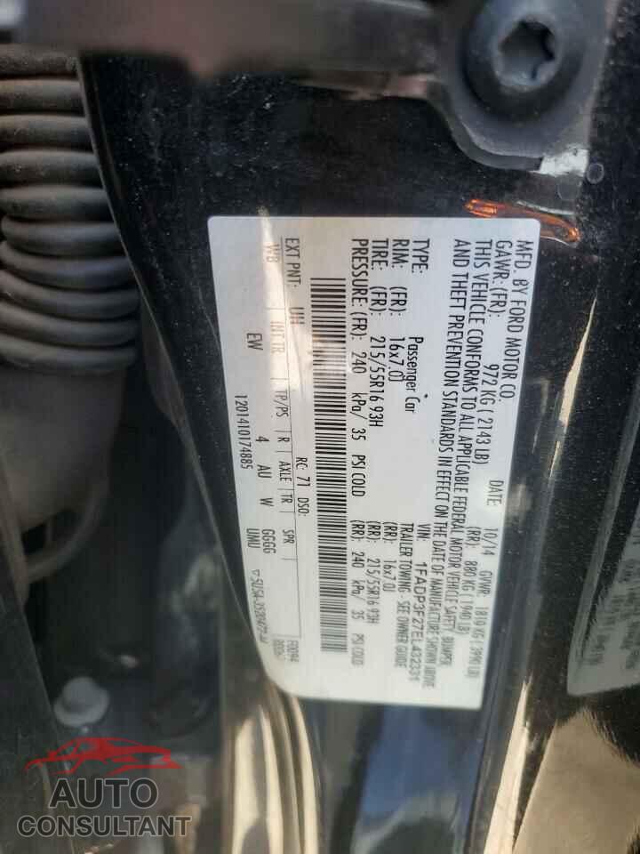 FORD FOCUS 2014 - 1FADP3F27EL432331