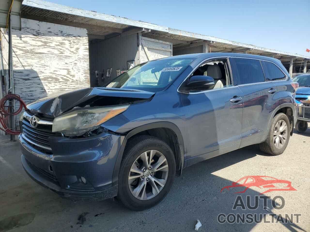 TOYOTA HIGHLANDER 2015 - 5TDBKRFH5FS156108