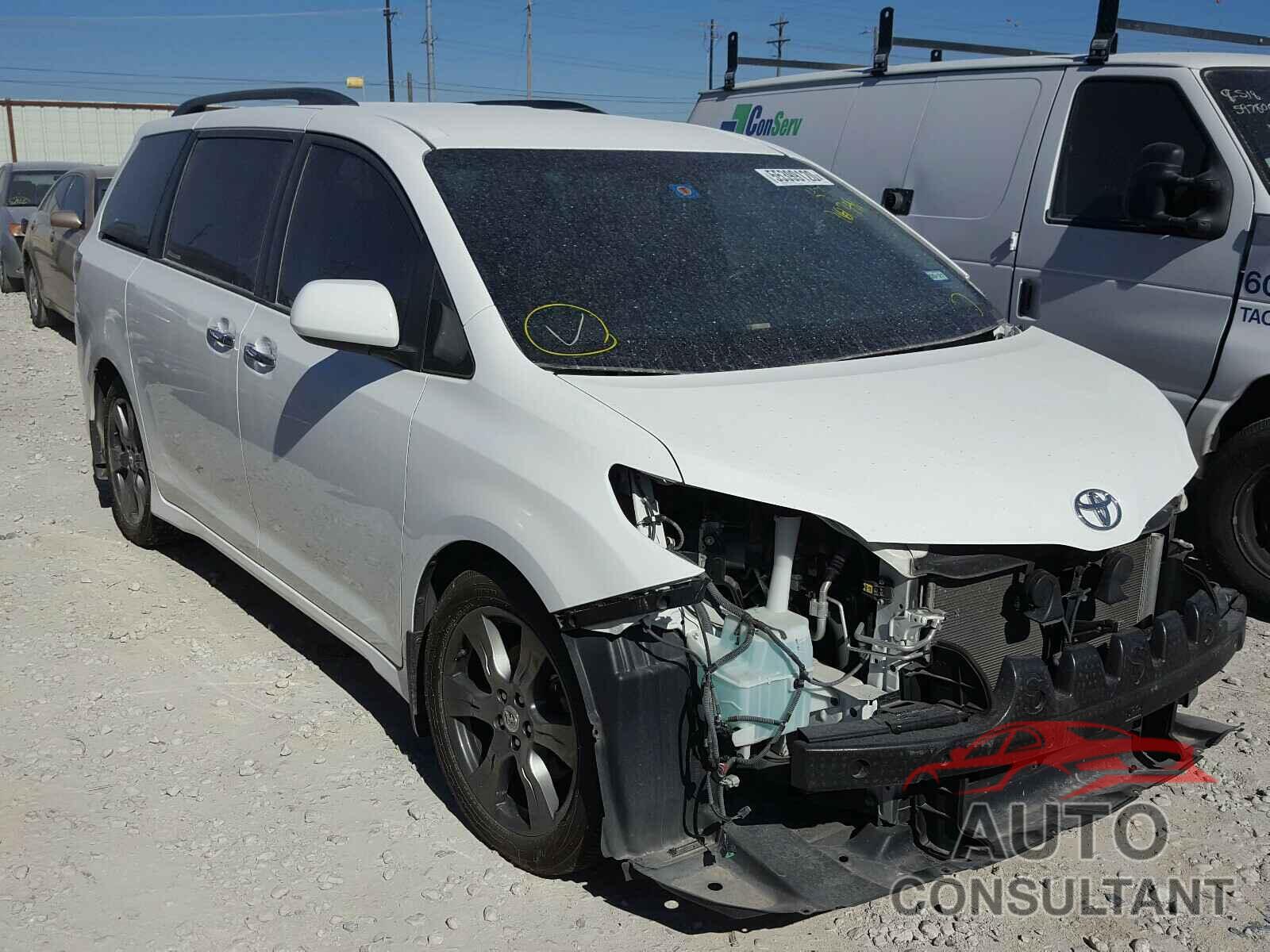 TOYOTA SIENNA 2017 - 5TDXZ3DC4HS769359