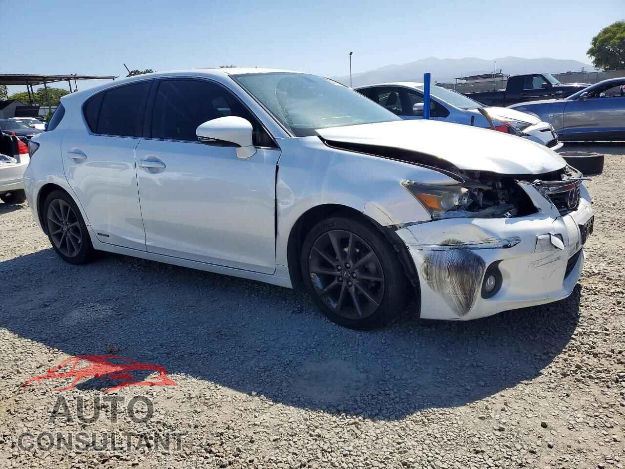 LEXUS CT 200 2012 - JTHKD5BH8C2104868