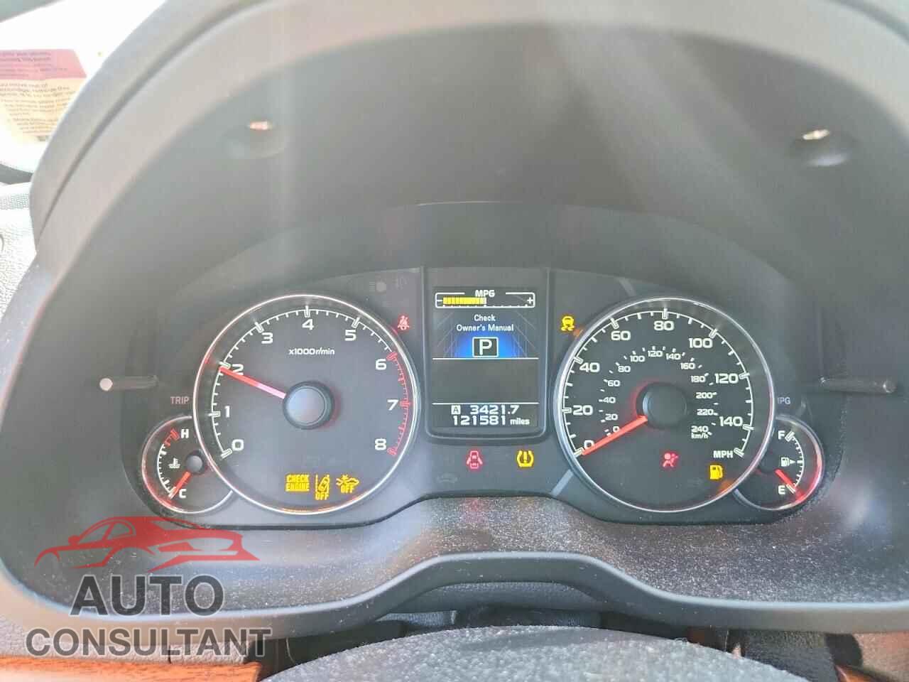 SUBARU OUTBACK 2013 - 4S4BRBPC5D3296479