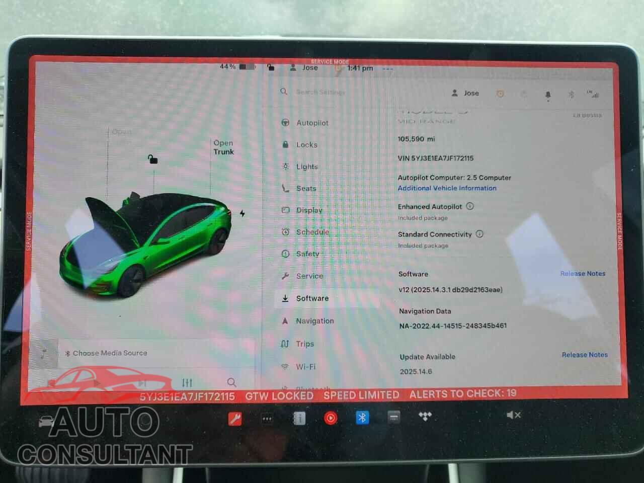 TESLA MODEL 3 2018 - 5YJ3E1EA7JF172115