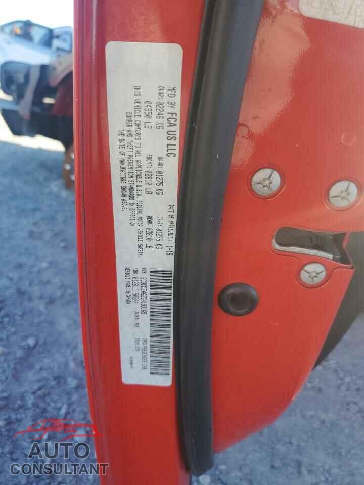 DODGE CHALLENGER 2016 - 2C3CDZAG2GH193165