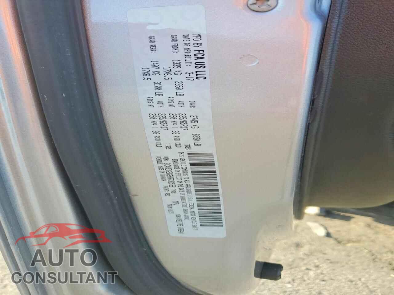 DODGE CARAVAN 2017 - 2C4RDGEG6HR731558