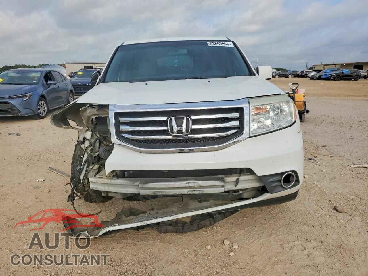 HONDA PILOT 2012 - 5FNYF3H47CB025266