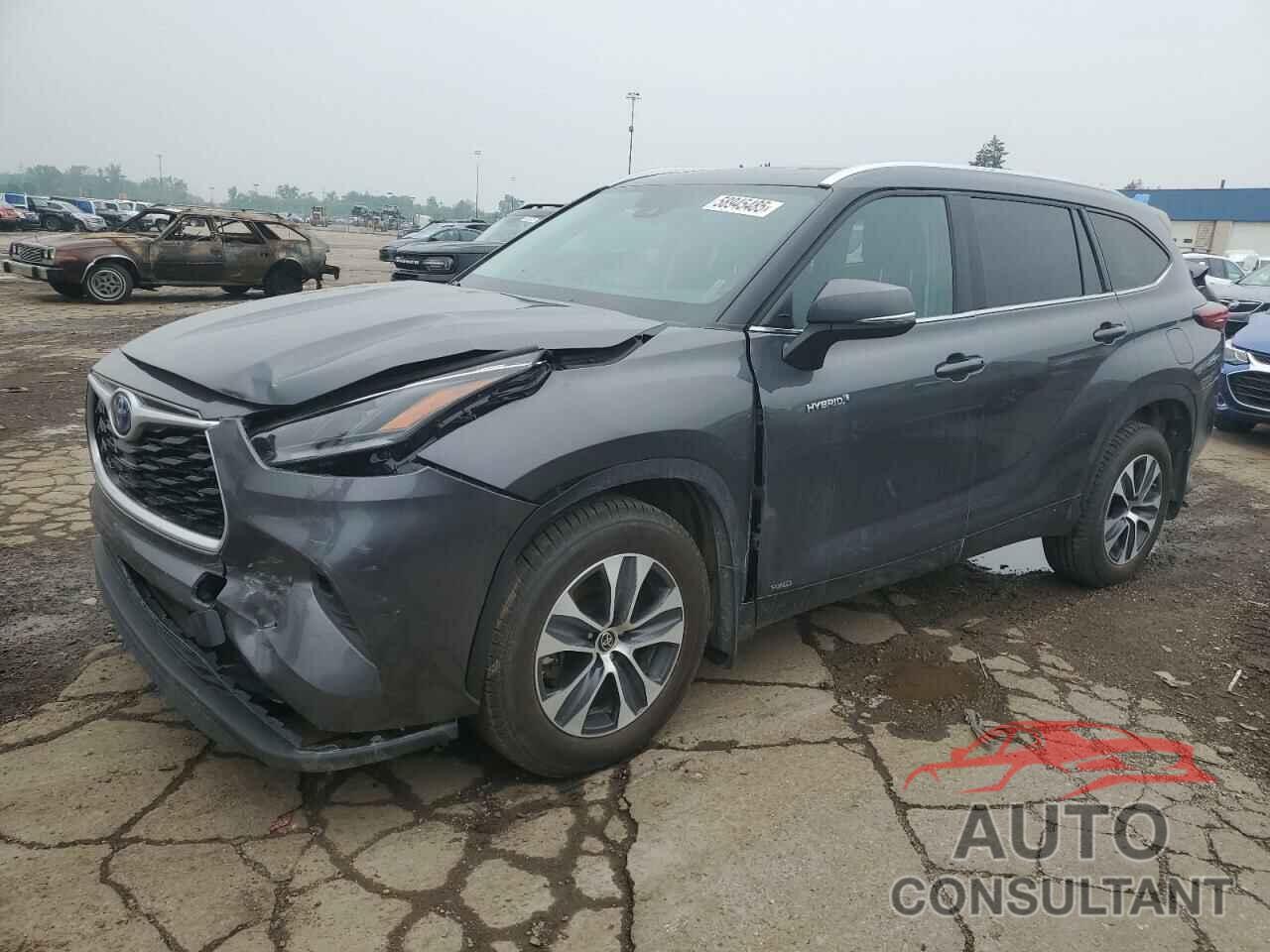 TOYOTA HIGHLANDER 2021 - 5TDGBRCH5MS537433