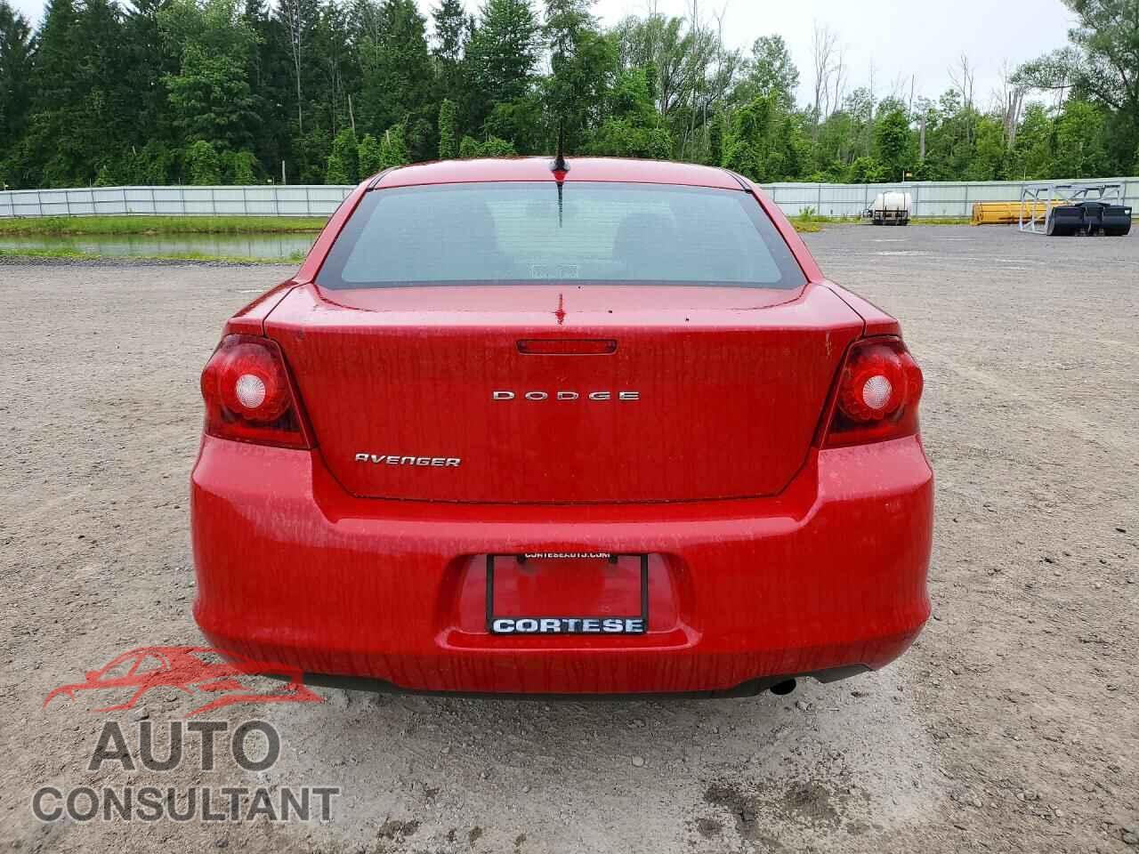 DODGE AVENGER 2012 - 1C3CDZCB9CN129711