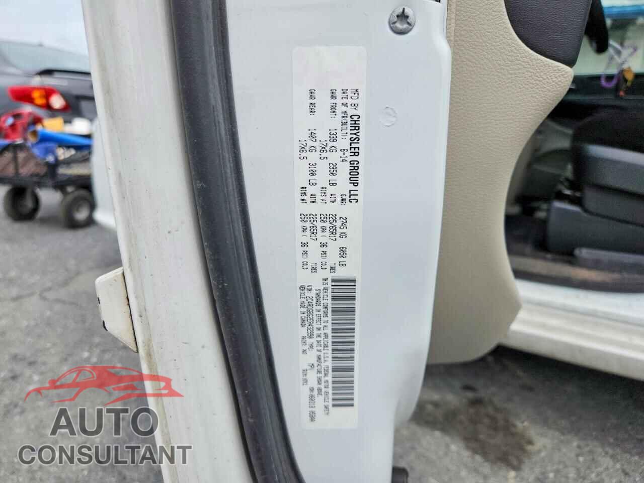 DODGE CARAVAN 2014 - 2C4RDGBG2ER432990