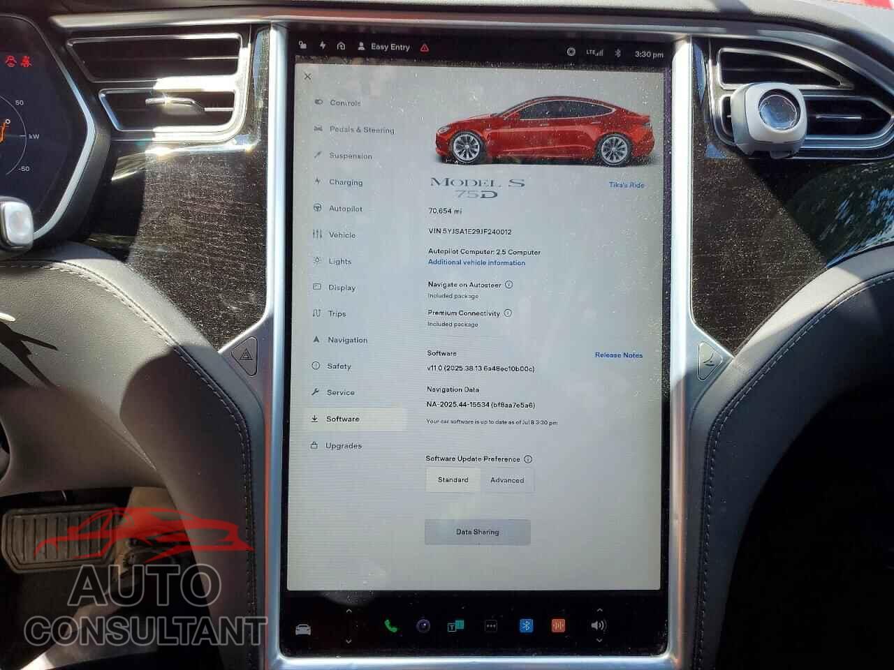 TESLA MODEL S 2018 - 5YJSA1E29JF240012
