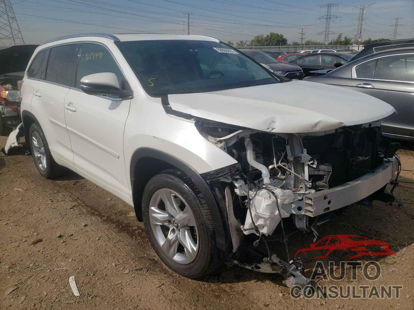TOYOTA HIGHLANDER 2016 - 5TDDKRFH4GS353152