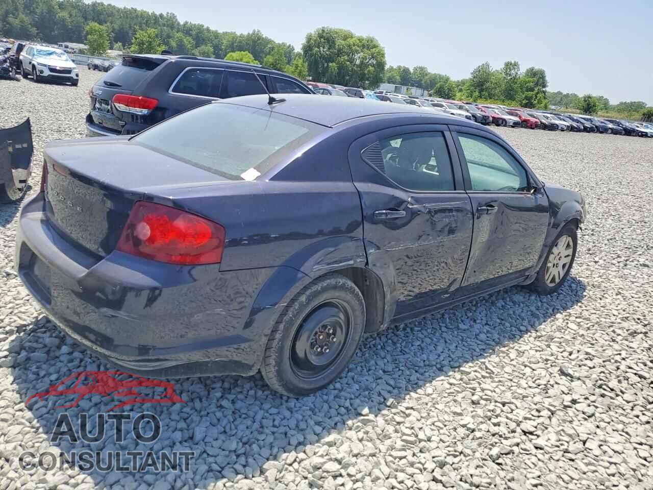 DODGE AVENGER 2012 - 1C3CDZAB0CN243972