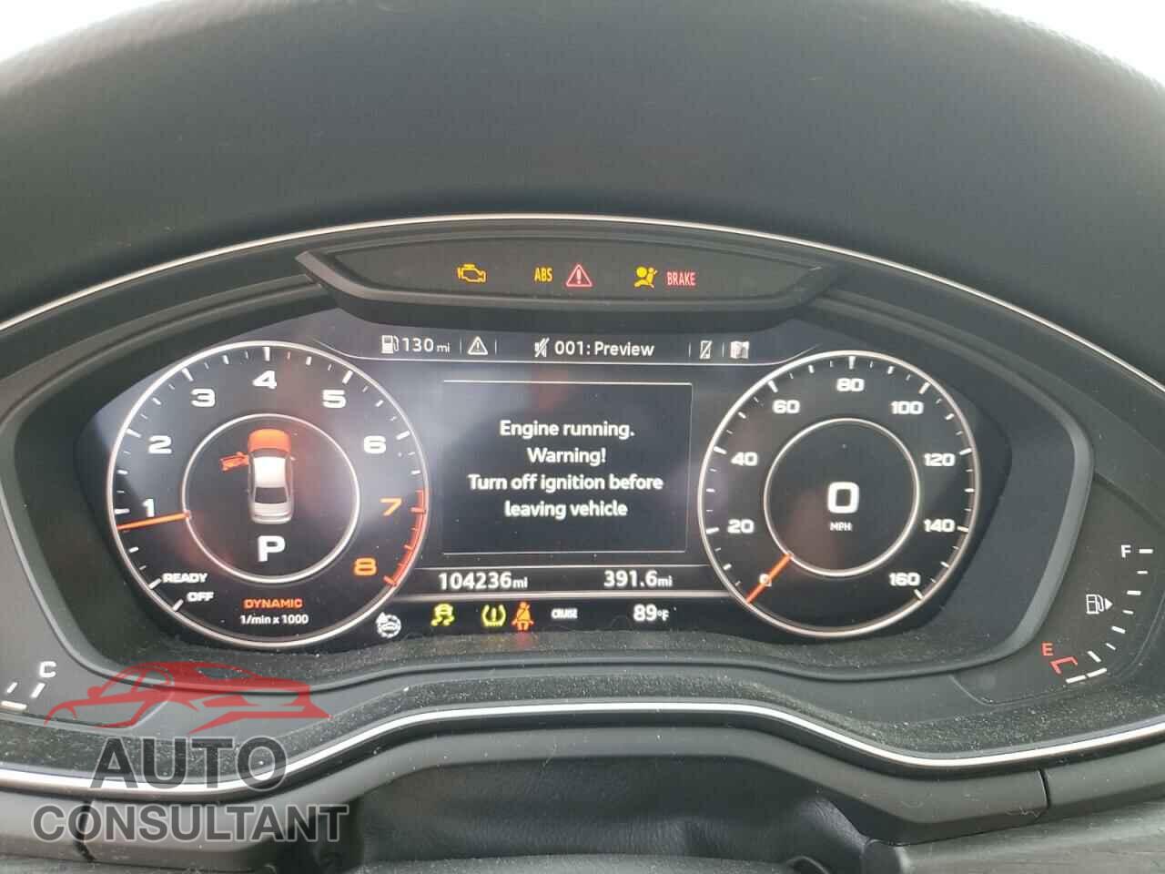 AUDI A4 2017 - WAUDNAF44HN046428
