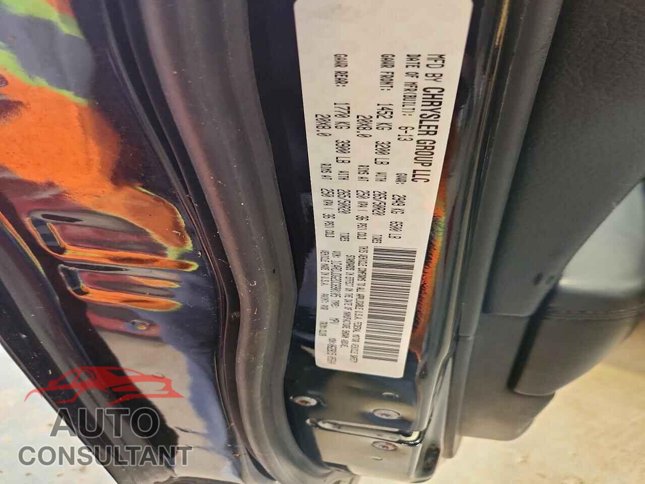 DODGE RAM 2013 - 1C4RDJDG2DC690105