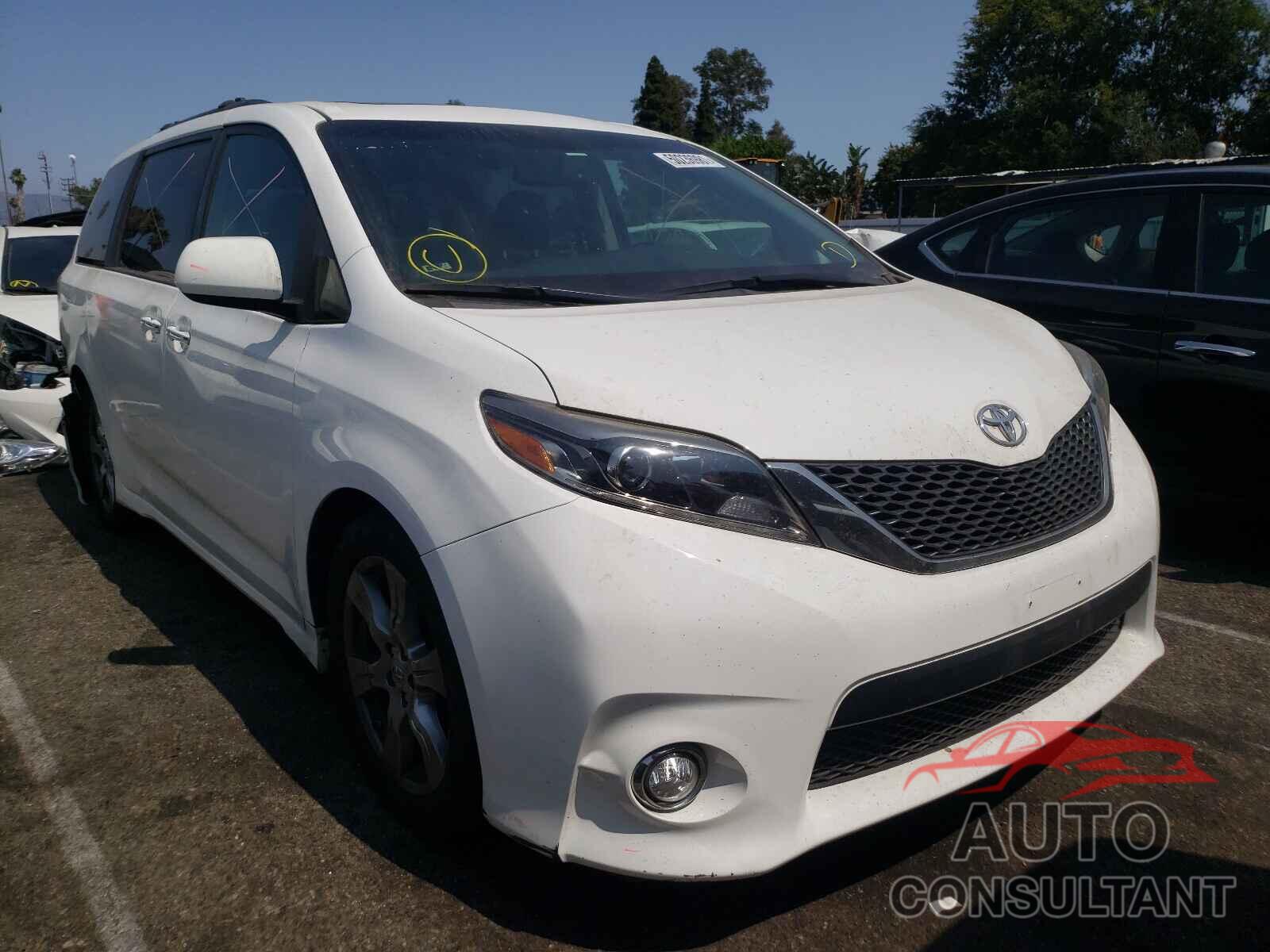 TOYOTA SIENNA 2017 - 5TDXZ3DC3HS795497