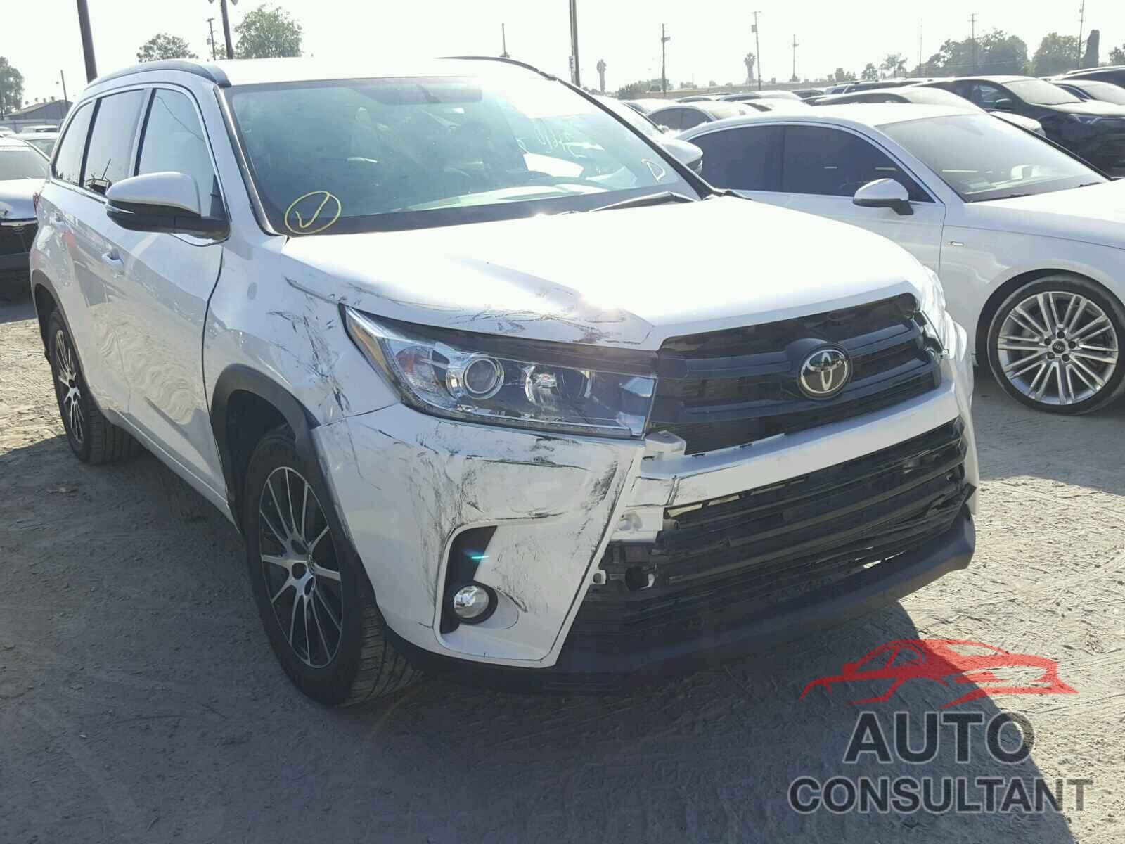 TOYOTA HIGHLANDER 2017 - 5TDKZRFH1HS513878
