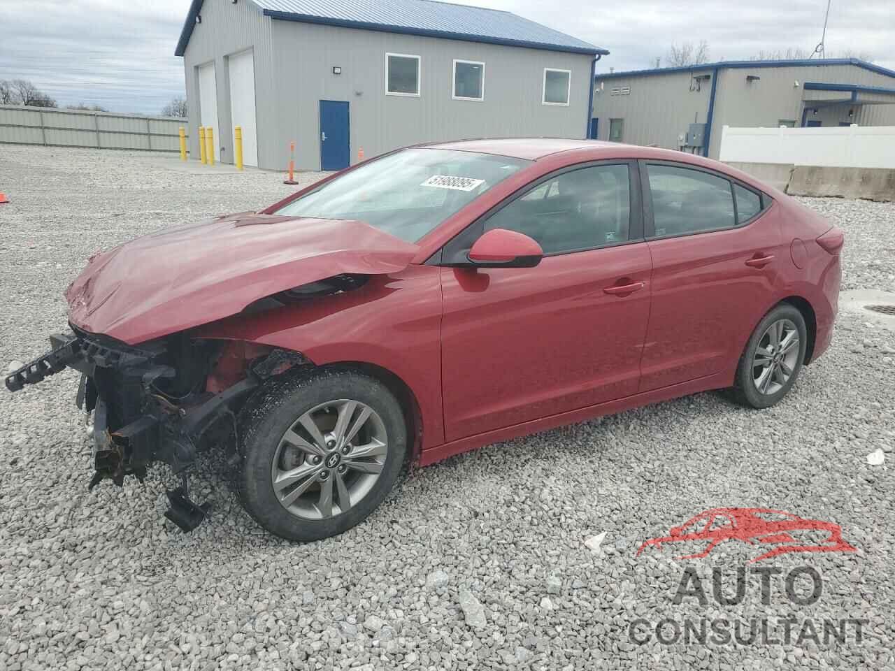 HYUNDAI ELANTRA 2017 - KMHD84LF9HU383860