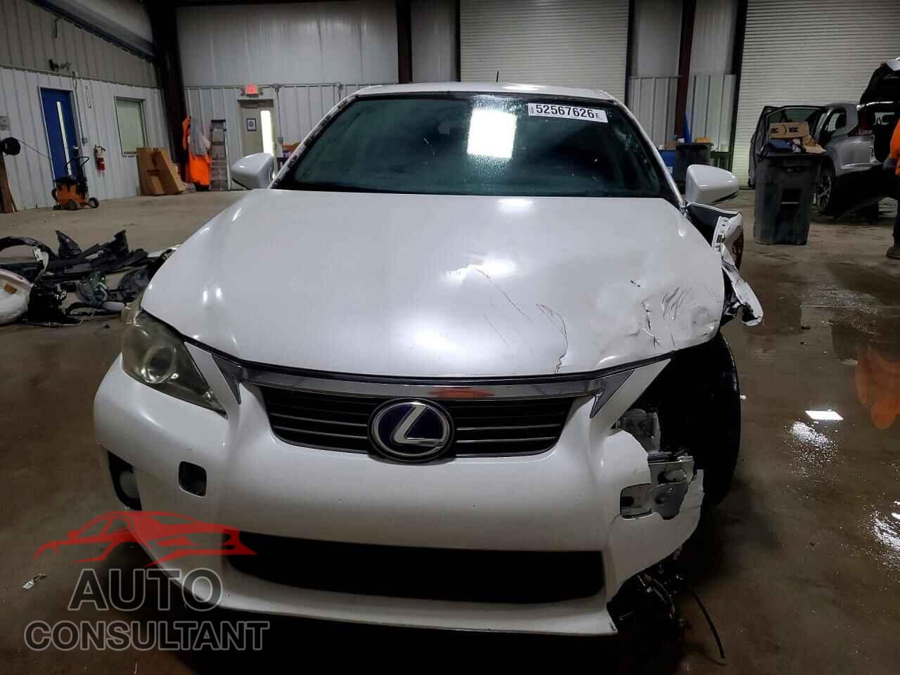 LEXUS CT 200 2012 - JTHKD5BH1C2087993