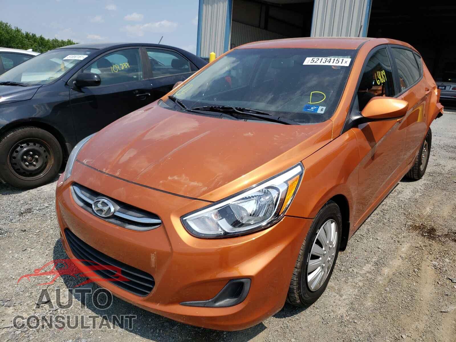 HYUNDAI ACCENT 2016 - KMHCT5AE0GU258741